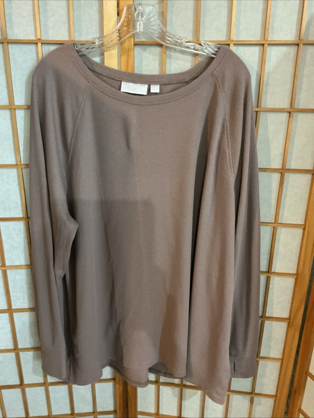 NEW BELLE BY KIM GRAVEL LONG SLEEVE TOP